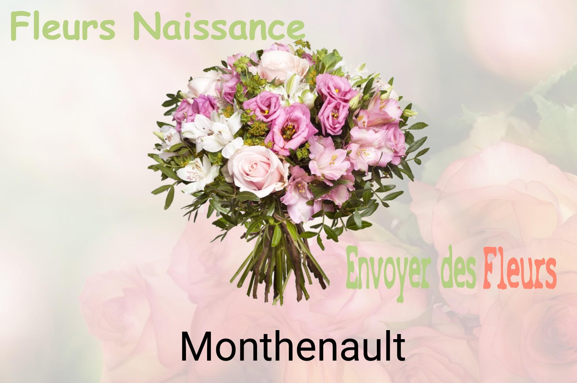 Bouquet de fleurs de naissance livré à Monthenault